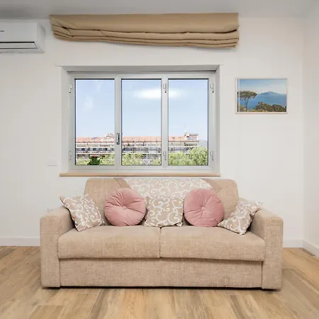 Nonno Angelo - 4 Bedrooms With Free Parking & Seaview Balcony Apartamento Península Sorrentina